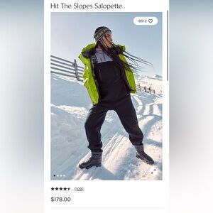Hit the Slopes Salopette in Black